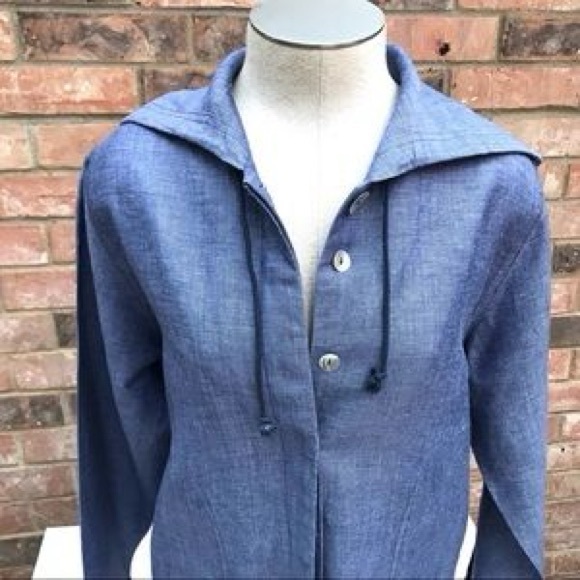 NWOT Jordan Petite linen rayon jacket coat. For Spring and Summer. - Picture 5 of 11